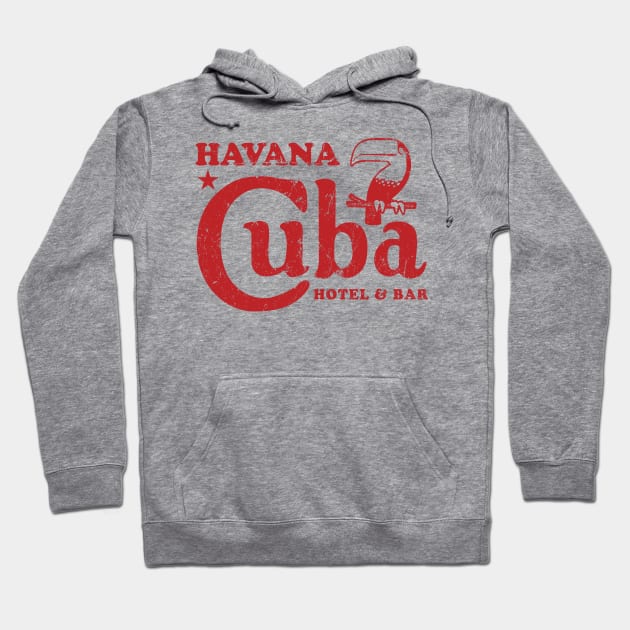 Havana Cuba Hotel & Bar Hoodie by MindsparkCreative